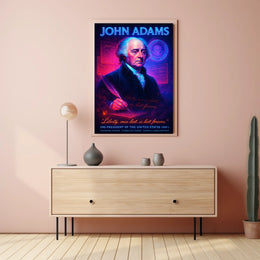 John Adams 2nd President Poster