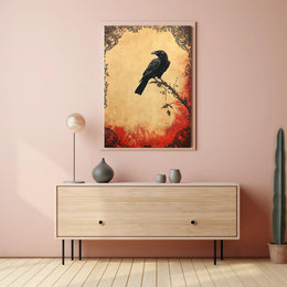 The Perched Raven Poster