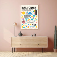 Discover California Poster