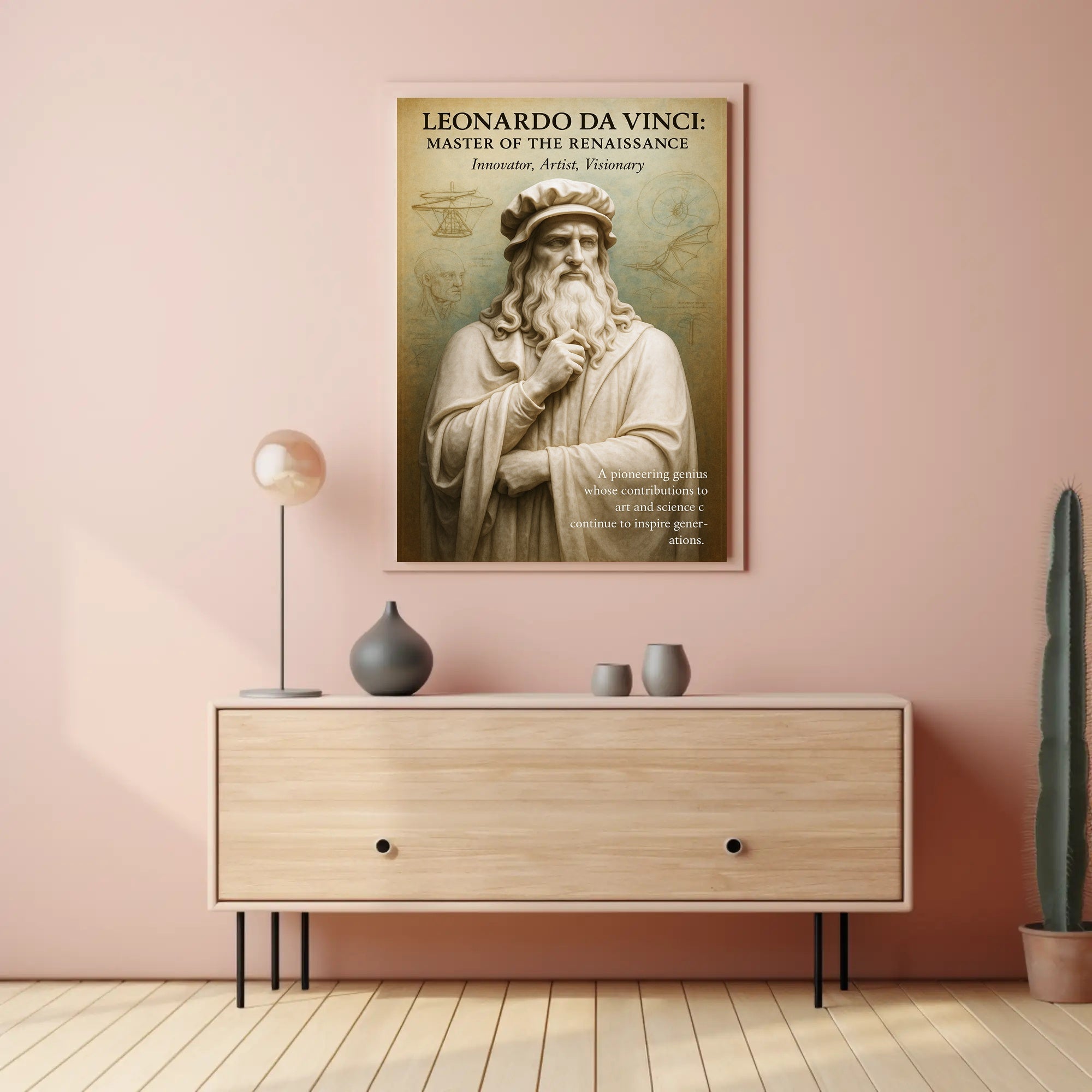Leonardo da Vinci: Master of the Renaissance Poster PosterGoat