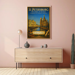 St. Petersburg The Jewel of Russia Poster