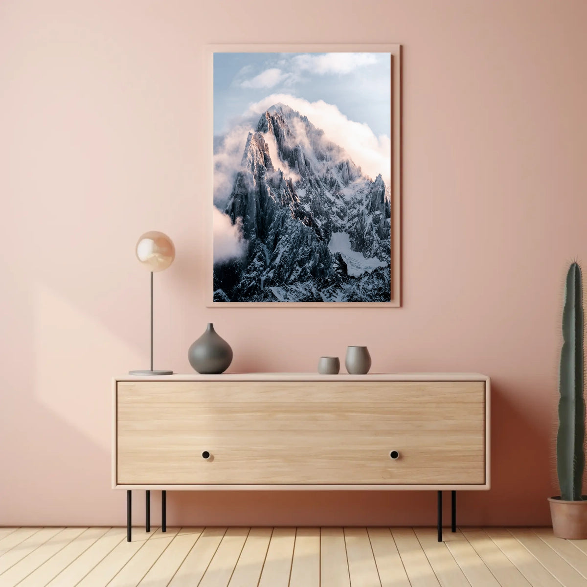Majestic Mountain Peaks Poster