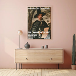 Sir Francis Bacon Historical Educational Poster