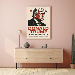 Donald Trump 47th President Poster