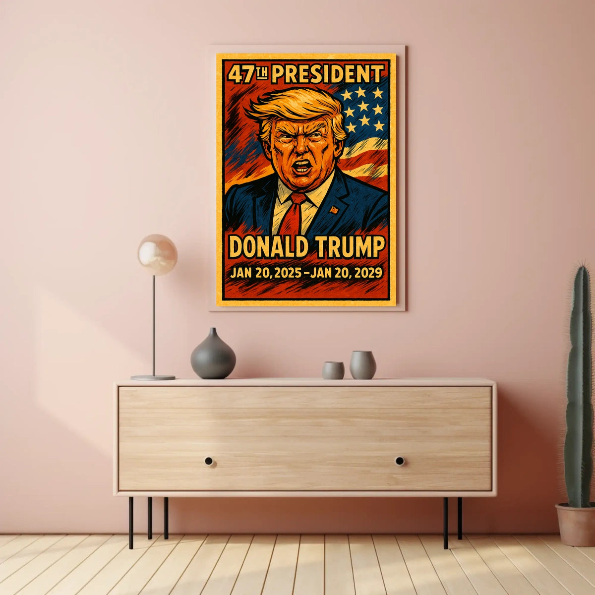 Donald Trump Visionary American Leader Poster