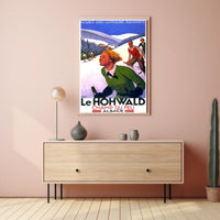 Champ Du Feu Alsace Winter Sports Poster