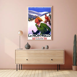 Champ Du Feu Alsace Winter Sports Poster