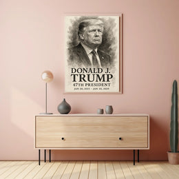 Donald J. Trump 47th President Poster