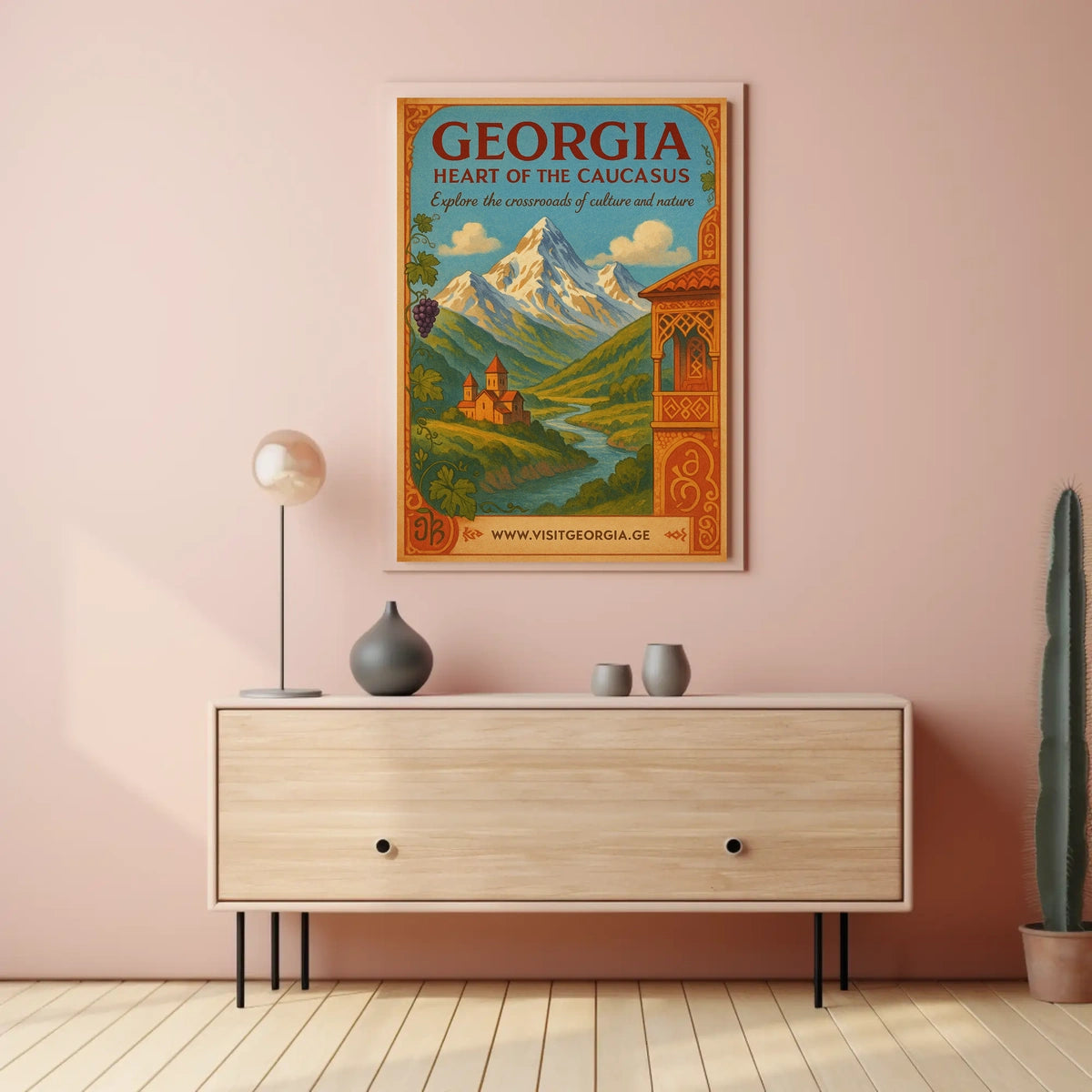 Georgia Heart Of The Caucasus Poster
