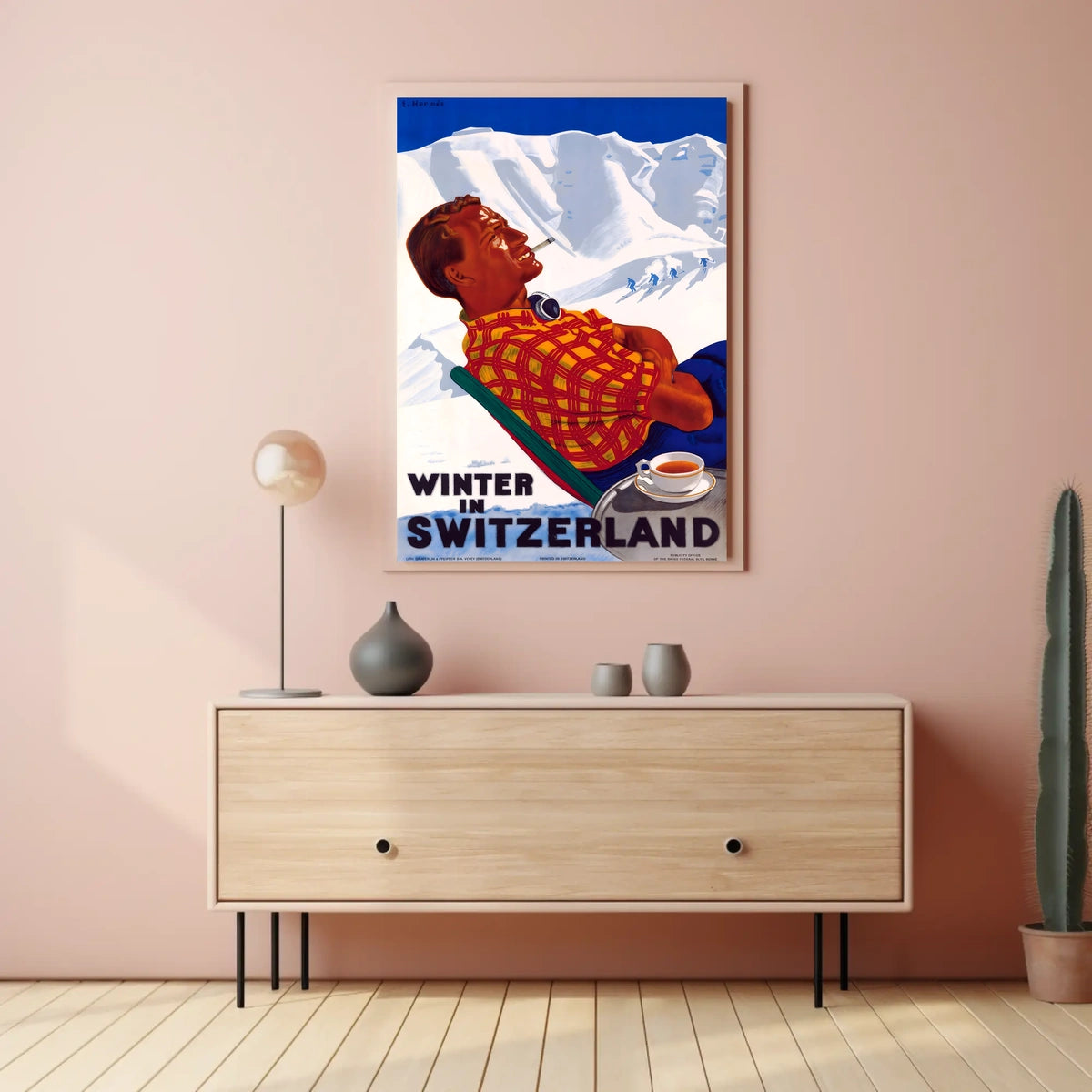 Winter in Switzerland Poster