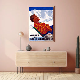 Winter in Switzerland Poster