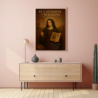 St. Catherine of Bologna The Patroness of Artists Poster