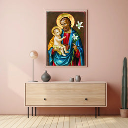 Saintly Iconography Poster