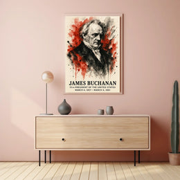 James Buchanan Poster: Historical Presidential Era Wall Art