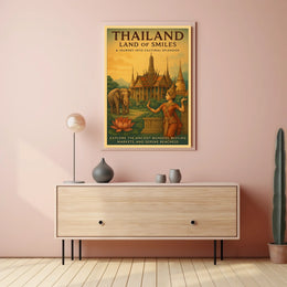 Thailand Land Of Smiles Poster