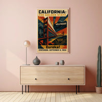California The Golden State Poster