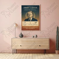 Jimmy Carter Historical Events Presidential Poster