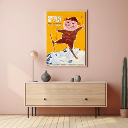 Rochers de Naye Ski Resort Poster PosterGoat
