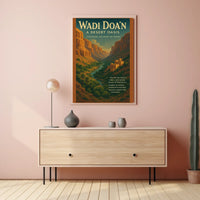 Wadi DoaN A Desert Oasis Poster