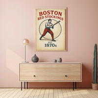 Boston Red Stockings  Est. 1870s Poster PosterGoat