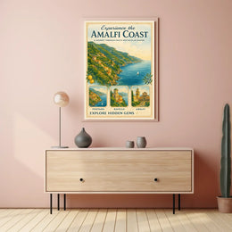 Amalfi Coast Travel Adventure Poster