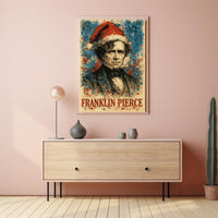 Franklin Pierce 14th President of the United States Christmas SeriesPoster