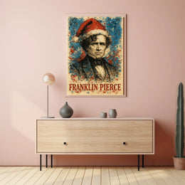 Franklin Pierce 14th President of the United States Christmas SeriesPoster