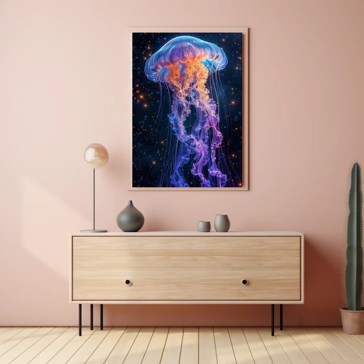 Ethereal Jellyfish Poster