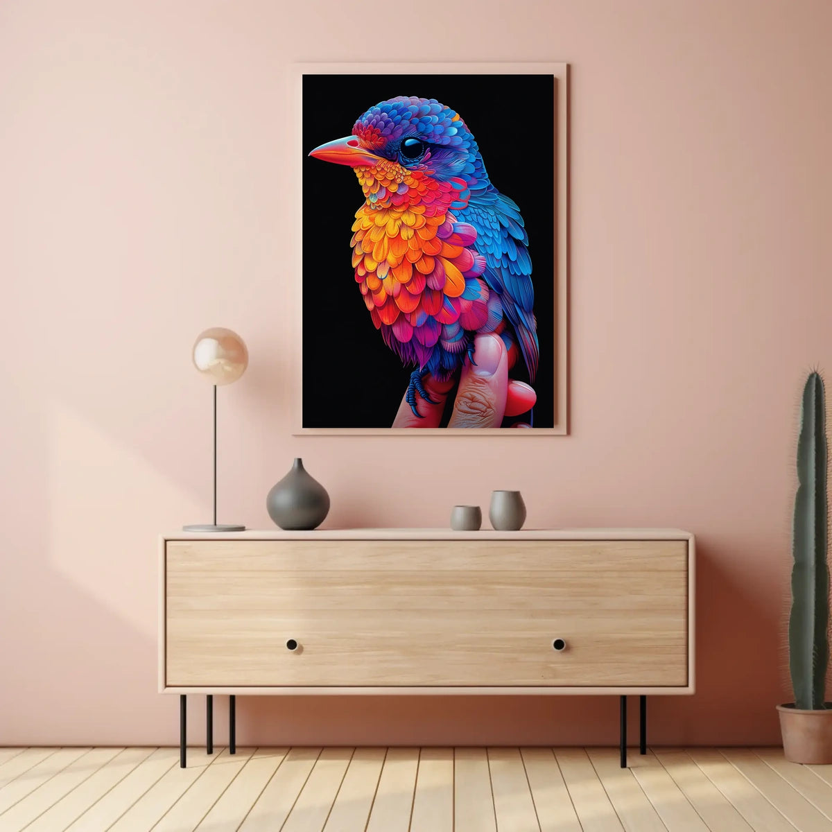 Vibrant Bird Of Paradise Poster