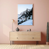 Winter Mountain Retreat Poster