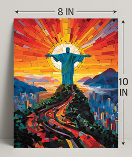 Radiant Christ The Redeemer Poster