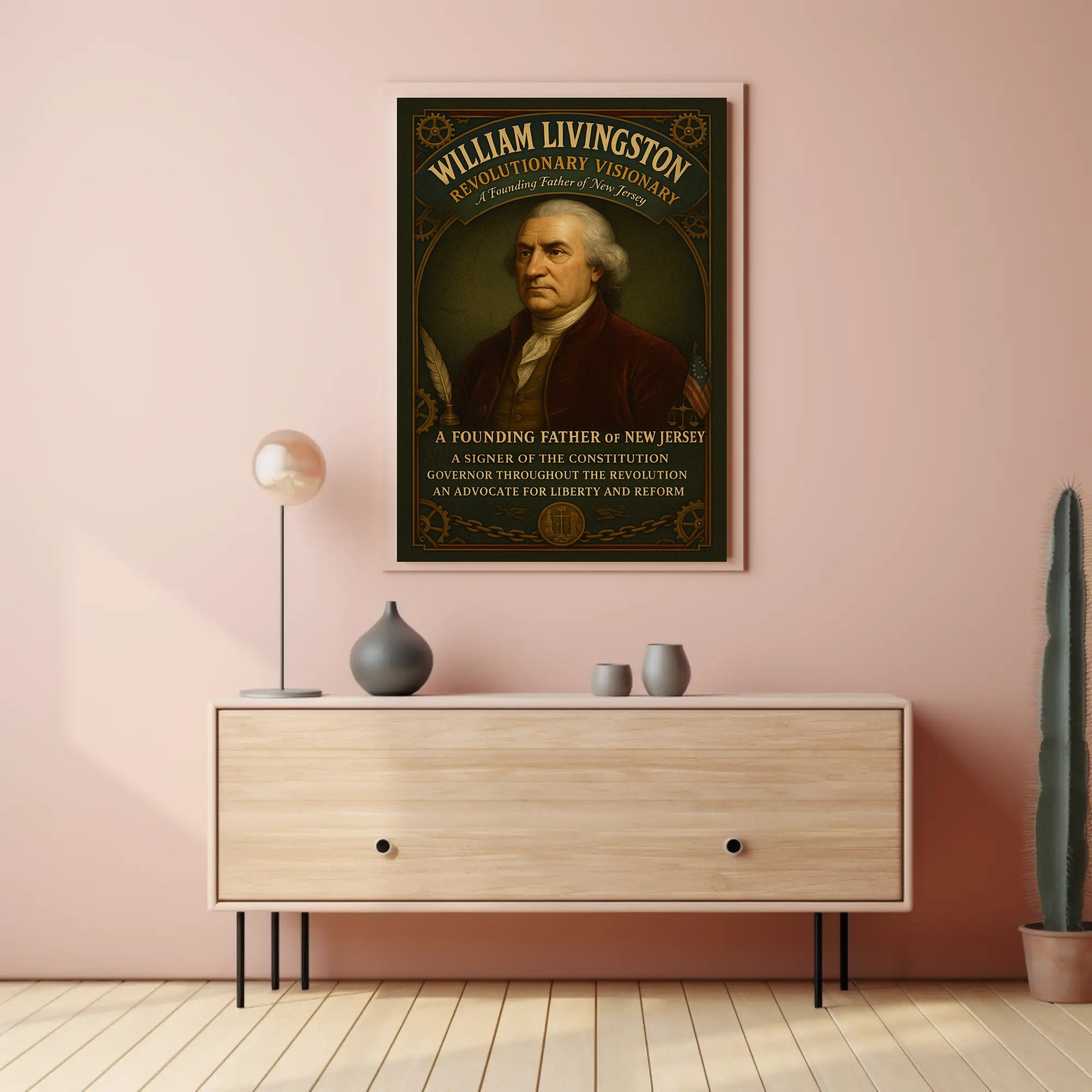 William Livingston Revolutionary Visionary Poster PosterGoat
