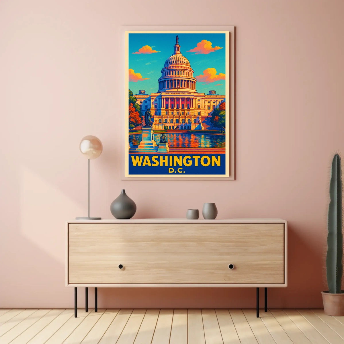 Washington D.C. Capitol Poster