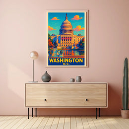 Washington D.C. Capitol Poster