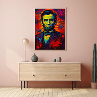 Vibrant Tribute To A Historical Figure Poster