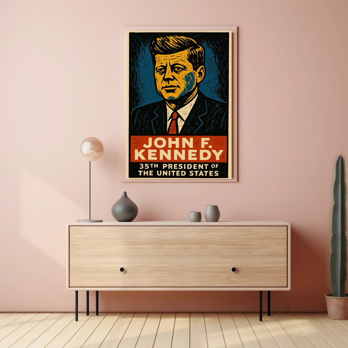 John F. Kennedy 35Th President Poster