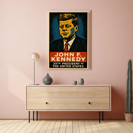 John F. Kennedy 35Th President Poster