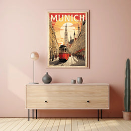 Munich Vintage Travel Poster