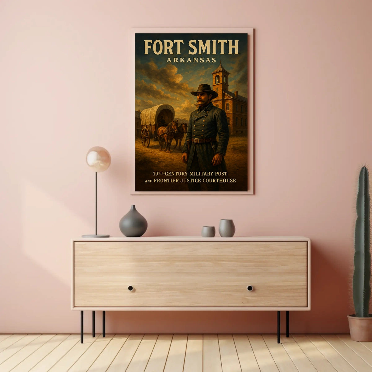Fort Smith 19Th-Century Military Post Poster
