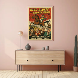 Bets, Bluffs, and Broken Reins Poster