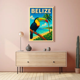 Belize Tropical Paradise Poster