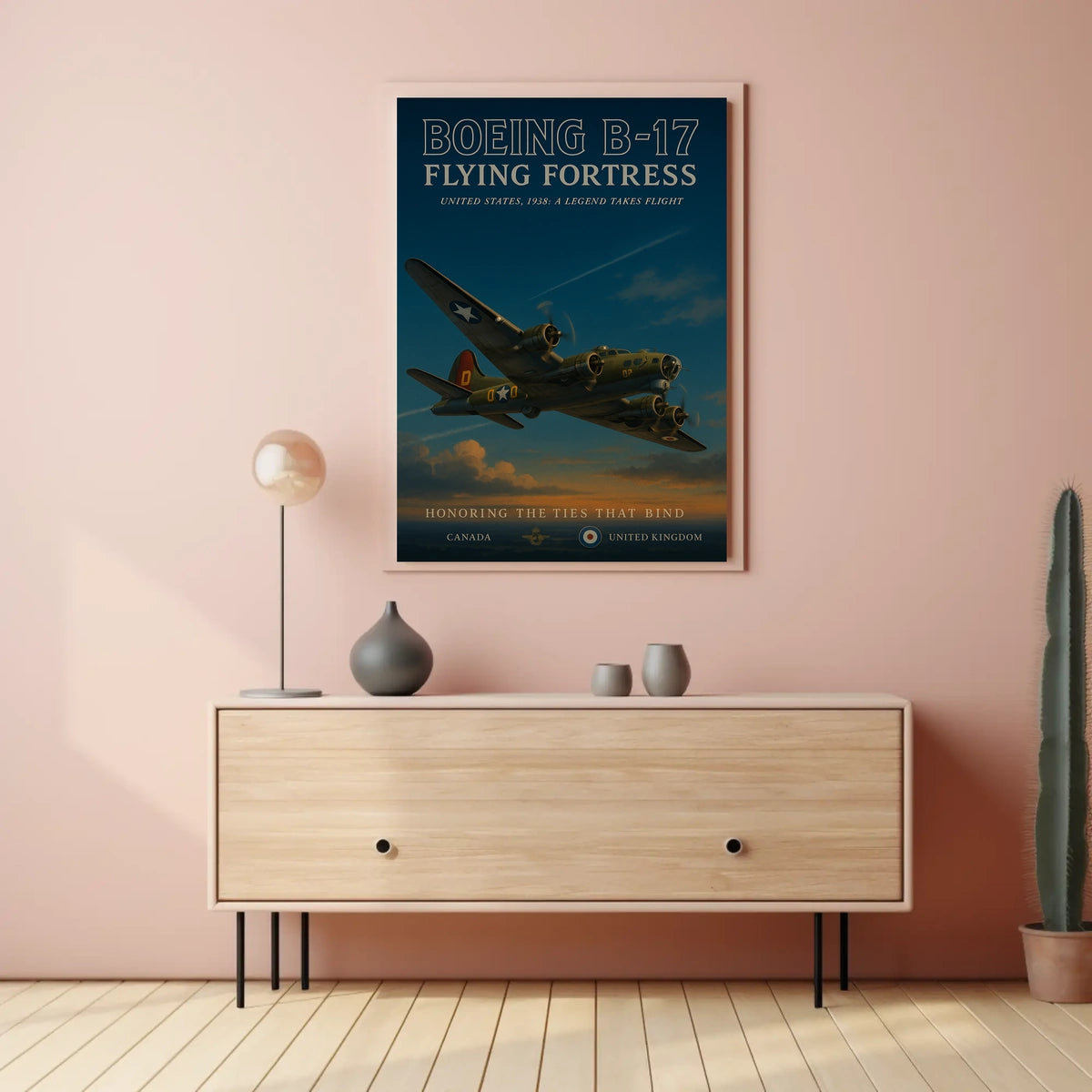 Boeing B-17 Flying Fortress Poster