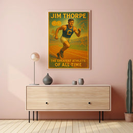 Jim Thorpe The Greatest Athlete of All Time Poster
