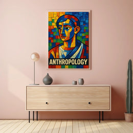 Anthropology Mosaic Poster