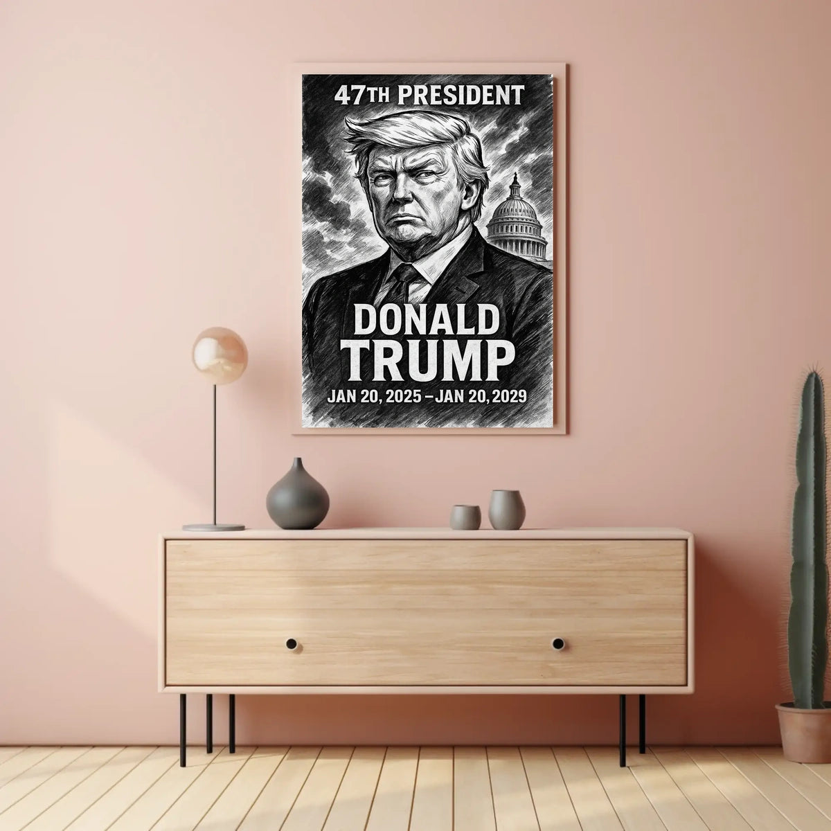 Donald Trump 47th President Poster