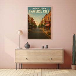 Downtown Traverse City Poster