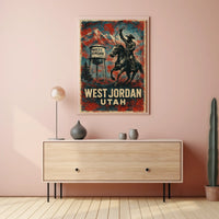 West Jordan, Utah Cowboy Heritage Poster