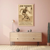 Celebrating Jim Thorpe The Original All-American Hero Jim Thorpe Poster