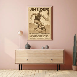 Celebrating Jim Thorpe The Original All-American Hero Jim Thorpe Poster