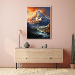 Majestic Mountain Landscape Poster